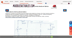 Desktop Screenshot of mueblesactuales.com